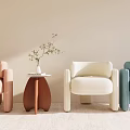 Light Luxury Creative Sofa Combination 3d model