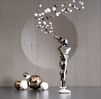 Modern Sculpture Ornaments 3d model