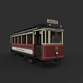 Vintage San Francisco Tram Red And Cream Number 38 Classic Design