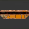 Breach Control Console With Red Orange Interface Buttons And Multiple Indicators