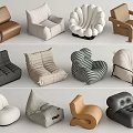 Various Stylish Single Sofa Designs With Different Colors And Modern Styles