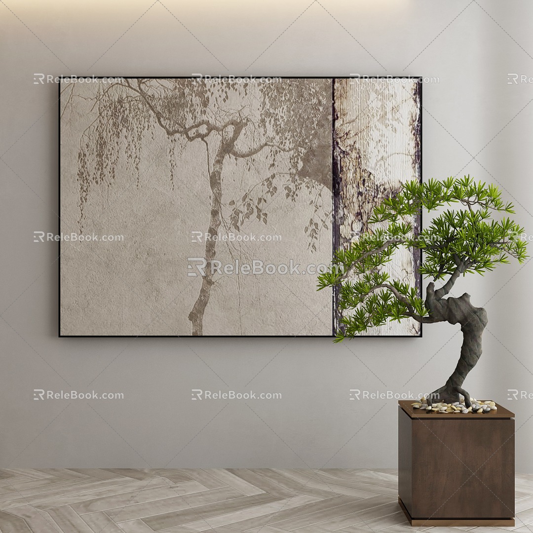 Quiet decorative painting 3d model