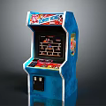 Retro Super Mario Bros Arcade Machine With Classic Game Screen And Controls