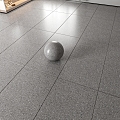 gray terrazzo tile fine particle terrazzo floor tile kitchen bathroom tile cafe tile canteen tile 3d model