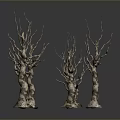 Artistic Natural Wood Stone Tree Trunks Decorative Ornaments With Unique Texture