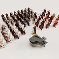 Orchestra Members Performing with Conductor Piano Violins and Cellos Together on Stage