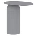 Modern Light Beige Travertine Dining Table With Sturdy Cylindrical Stone Base For Elegant Contemporary Homes