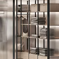 Modern Illuminated Fluted Glass Chest Of Drawers With Large Storage Space For Bedroom Closet