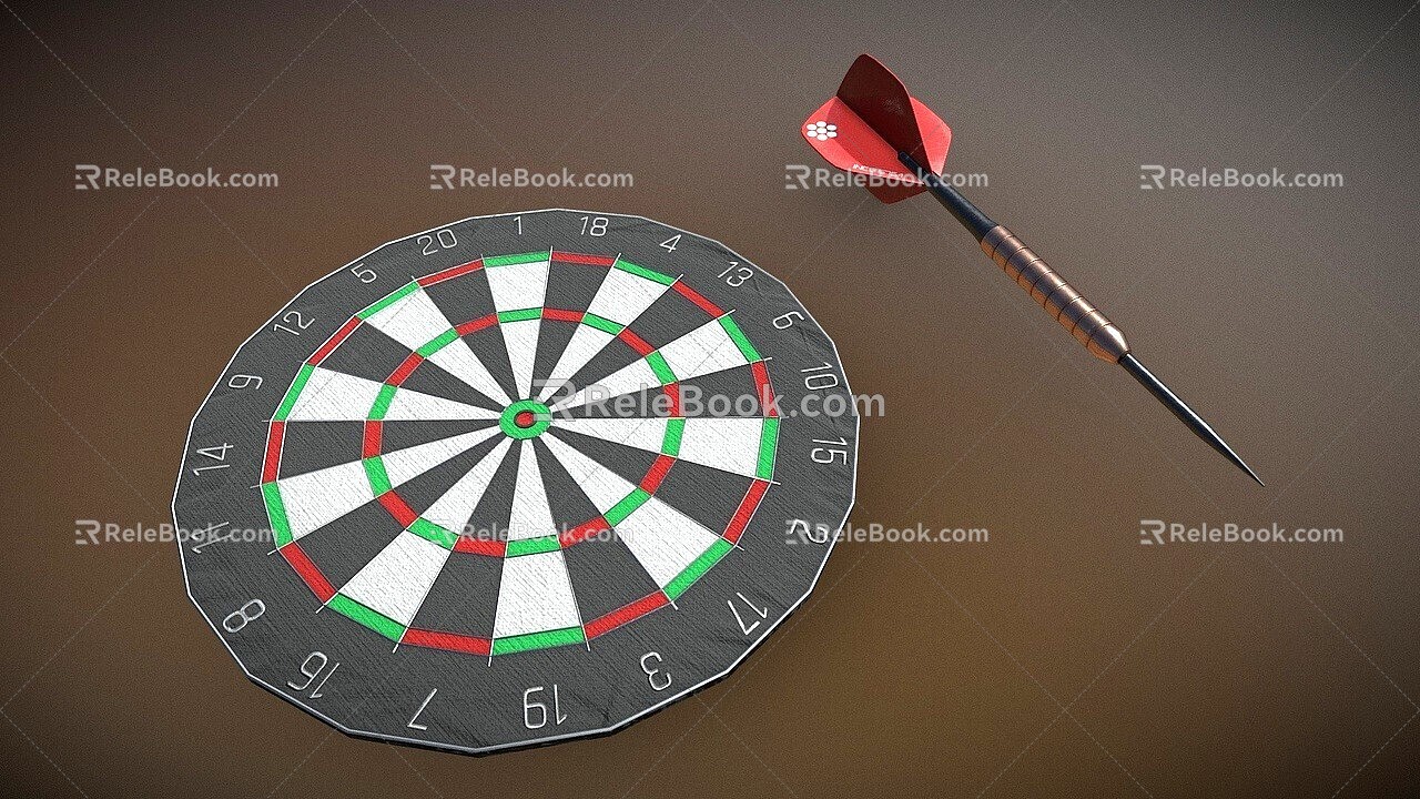 Modern Dart Target 3d model