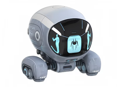 Sci-fi Robot Medical Robot Intelligent Assistant AI Robot Future Robot 3d model