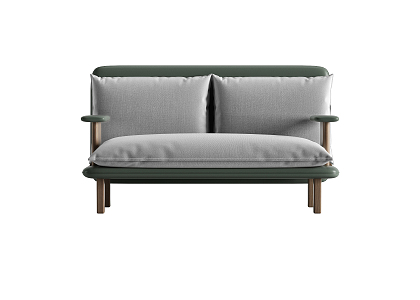 Modern double sofa 3d model