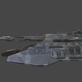 Sci-fi Scorpion Heavy Anti-Gravity Tank 3d model