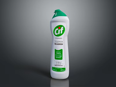 Cif Bathroom Cleaner New Formula Effective Cleaning For Bathroom Accessories 3d model