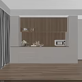 Sideboard Cabinet Wine Cabinet Bookcase 3d model