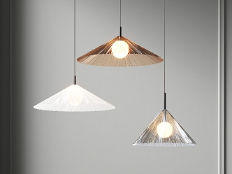 Modern chandelier 3d model