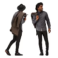 modern man 3d model