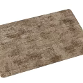 Soft Gray Textured Square Rug Modern Style for Home Living Room Decor