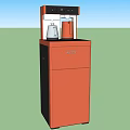BRUVO Standing Water Dispensers In Brown Black With Cabinet Design Daily Electrical Appliances