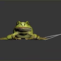 Frog Poison Frog Game Frog Reptile Cold Blooded Animal Reptile 3d model