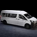 White Commercial Van With Multiple Passenger Seats And Sleek Exterior Design