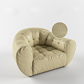 Single sofa 3d model