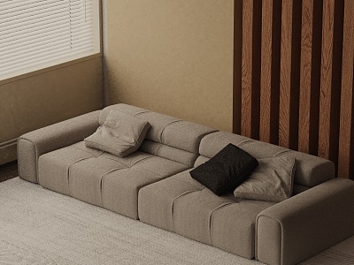 Three-seat sofa model