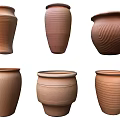 Ceramic Vessels Featuring Textured Surfaces And Various Shapes In Natural Tones For Decor