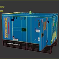 HARTECH HT 10 P Blue Enclosed Diesel Generator For Industrial Power Supply