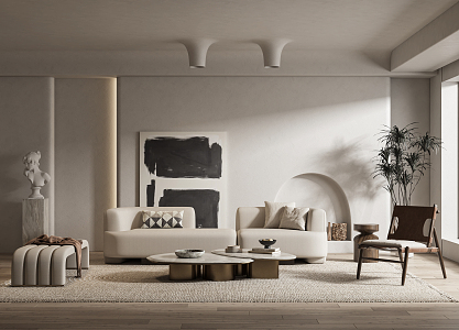 The Silent Living Room 3d model