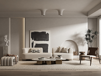 The Silent Living Room 3d model