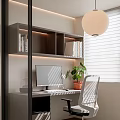 Modern Living Dining Room Interior With Floor to Ceiling Windows White Curtains And Mountain View