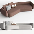 Modern Multiplayer Sofa 3d model