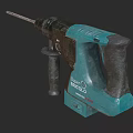 Industrial Hammer Drill By Super BRICOLO With Green Black Design And Drill Bit Handle