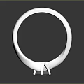 Shiny Modern Silver Diamond Ring Polished Band Elegant Fashion Jewelry Accessory