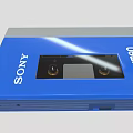 Sony Walkman Portable Cassette Player With Blue And Silver Classic Design