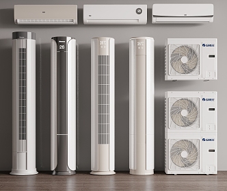 Modern air conditioner 3d model