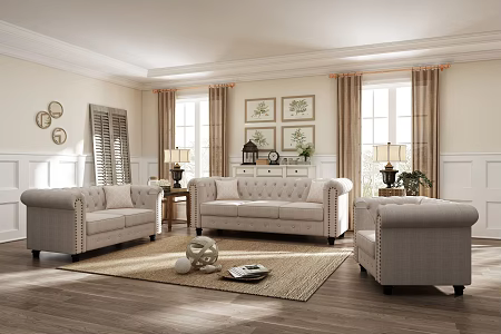 American Living Room 3d model