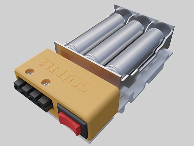 Open Source Battery Pack Battery Box 3d model