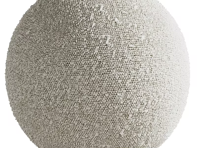 Light Gray Spherical Component With Intricate Woven Texture And Smooth Curved Surface 3d model