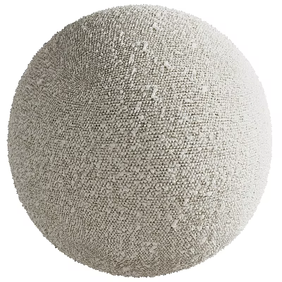 Light Gray Spherical Component With Intricate Woven Texture And Smooth Curved Surface 3d model