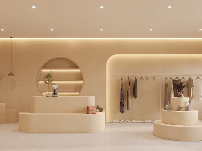 Ji clothing store women's clothing store 3d model