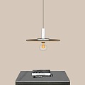 Modern chandelier bedside chandelier small chandelier 3d model