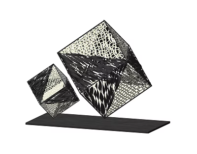 Postmodern Ornaments Sculpture 3d model