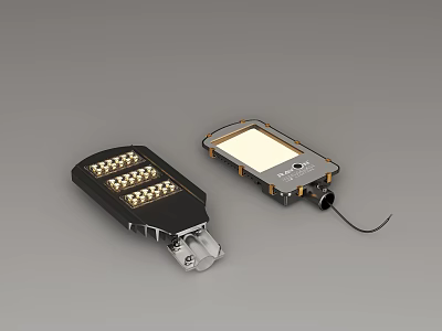 LED Outdoor Lights With Waterproof Durable Aluminum Housing Modern Street Garden Lighting Fixture 3d model