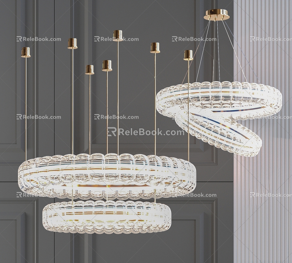 Light Luxury Crystal Chandelier model