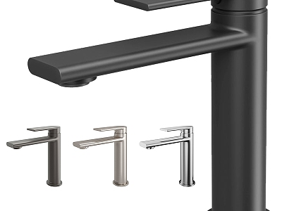 Modern faucet 3d model