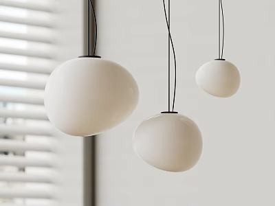 Modern chandelier spherical chandelier 3d model