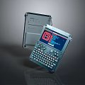 Industrial Handheld Terminal With Color Display Screen And Numeric Keypad