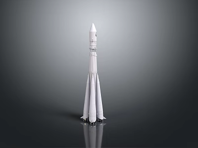 Space Rocket Model Design For Astronomy And Space Exploration Missions 3d model