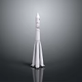 Space Rocket Model Design For Astronomy And Space Exploration Missions